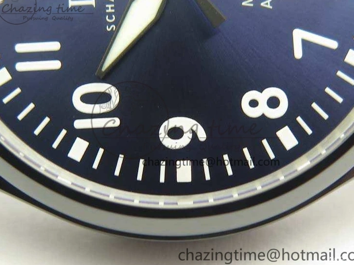 MIROTIME 0125 HighQuality Mark XVIII LAUREUS IW324703 Black Ceramic MKF Best Edition On Black Nylon Strap A 7218